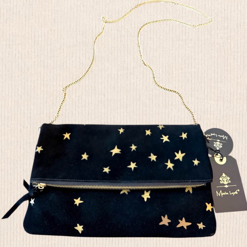 NWT Moda Luxe Northstar Convertible Clutch Handbag
